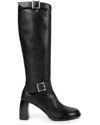 Ann Demeulemeester - Buckle-Detail Leather Boots - Lyst