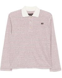 Wales Bonner - Gestreepte Polotop Met Lange Mouwen - Lyst
