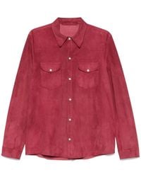 Salvatore Santoro - Suede Shirt - Lyst