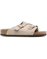Birkenstock - Zürich Suede Sandals - Lyst