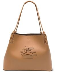 Etro - Braided-Handle Shoulder Bag - Lyst