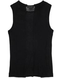 Marc Jacobs - Sheer-Panelled Knit Tank Top - Lyst