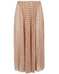 forte_forte - Pleated Midi Skirt - Lyst