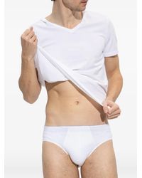 Hanro - Slip Con Vita Elasticizzata - Lyst