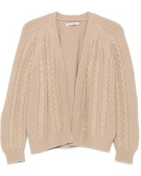 Liska - Cable-Knit Cardigan - Lyst
