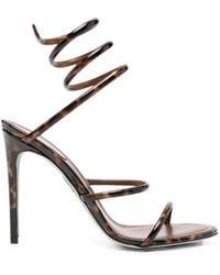 Rene Caovilla - Cleo Tortoiseshell-Effect Sandals - Lyst