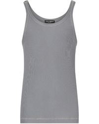 Dolce & Gabbana - スクープネック タンクトップ - Lyst