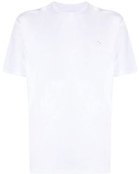 Alexander McQueen - Logo-embroidered Cotton T-shirt - Lyst