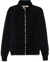 Brunello Cucinelli - Bomberjacke Aus Wildleder - Lyst