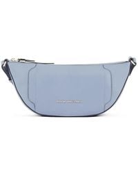Piquadro - Grained-Leather Belt Bag - Lyst