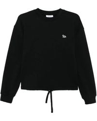 Maison Kitsuné - Sweater Met Vossenpatch - Lyst