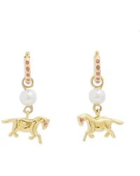 Marni - Horse-Pendant Hoop-Earrings - Lyst