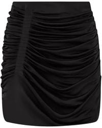 GAUGE81 - Ruched Jersey Miniskirt - Lyst