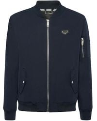 Philipp Plein - Veste Bomber À Plaque Logo - Lyst