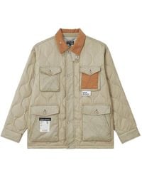 Izzue - Quilted Corduroy-Collar Jacket - Lyst