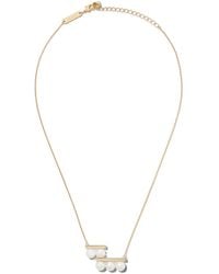 Tasaki - 18Kt Collection Line Balance Step Neo Akoya Pearl Necklace - Lyst