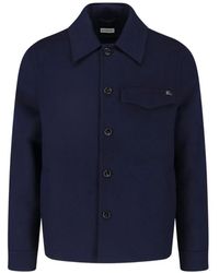 Burberry - Wool Thorn Overshirt - Lyst