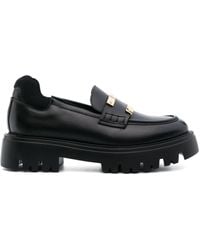 N°21 - 45mm Logo-plaque Chunky-sole Loafers - Lyst