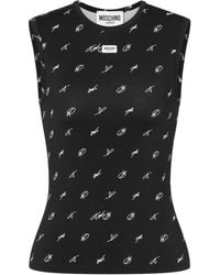 Moschino - Sleeveless Tops - Lyst