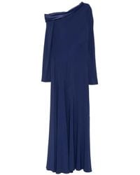 Alberta Ferretti - Off-Shoulder Long-Sleeve Dress - Lyst