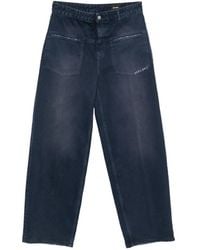 Axel Arigato - Invert Logo-Embroidered Wide-Leg Jeans - Lyst