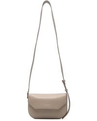Emporio Armani - Mini Grainy-Leather Cross Body Bag - Lyst