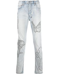 Ksubi Jeans Met Print - Blauw