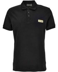 Versace Jeans Couture - Buttoned Polo Shirt - Lyst