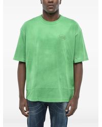 DIESEL - Wash-Out Logo-Print Crew-Neck Cotton T-Shirt - Lyst