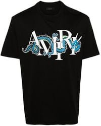 Amiri - Katoenen T-shirt Met Print - Lyst