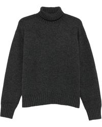 TAIGA TAKAHASHI - Roll-Neck Knitted Sweater - Lyst