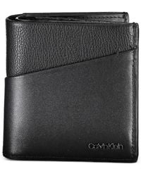 Calvin Klein - Logo-Detail Bifold Leather Wallet - Lyst