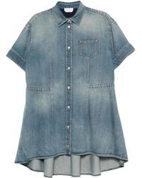 McQueen - Abito A Maniche Corte - Lyst