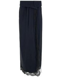 Chloé - Lace Pleated Skirt - Lyst