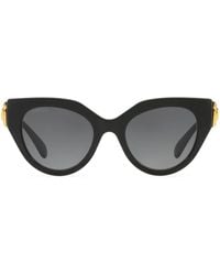 Gucci - Logo-plaque Cat Eye-frame Sunglasses - Lyst