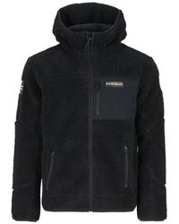 Napapijri - Yupik Fleece Hooded Jacket - Lyst