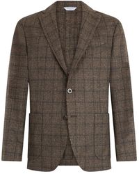 Boglioli - Blazer Monopetto A Quadri - Lyst