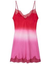 Mes Demoiselles - Tina Tina Lace-Trim Mini Dress - Lyst