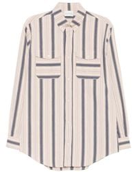 Drole de Monsieur - Striped Button-Down Shirt - Lyst