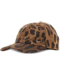 Borsalino - Leopard-Print Baseball Cap - Lyst
