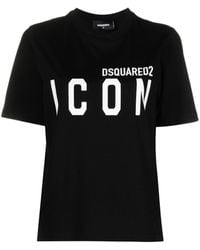 DSquared² - Icono tripulación Camisa de cuello - Lyst