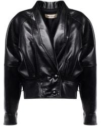 Nineminutes - Shawl-Lapel Pleated Jacket - Lyst