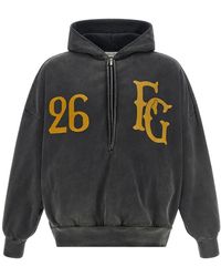 Fear Of God - Baseball Club Half-Zip Hoodie - Lyst