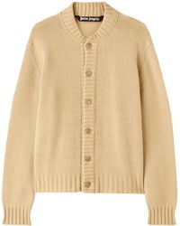 Palm Angels - Curved Logo Cardigan - Lyst