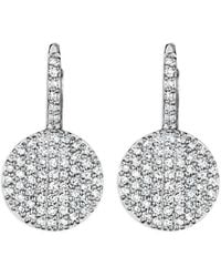 Phillips House - 14K Petite Infinity Diamond Earrings - Lyst