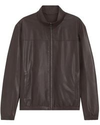BOSS - X Beckham Nappa Leather Jacket - Lyst