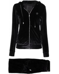 Philipp Plein - Logo-Embellished Velvet Tracksuit - Lyst