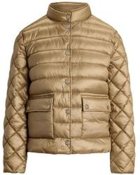 Ralph Lauren - Quilted Mockneck Jacket - Lyst