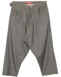 Junya Watanabe - X Levis Geruite Broek Met Toelopende Pijpen - Lyst
