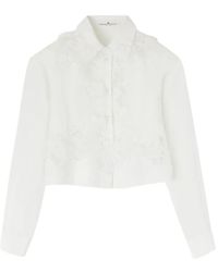 Ermanno Scervino - レーストリム シルクシャツ - Lyst
